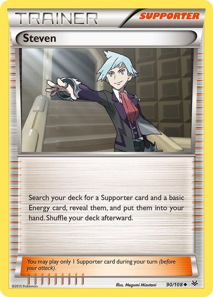 Steven 90/108 (XY - Roaring Skies)  | Good Games Adelaide SA