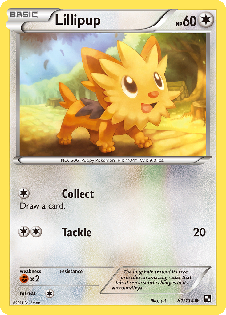 Lillipup (81/114) [Black & White: Base Set] | Good Games Adelaide SA