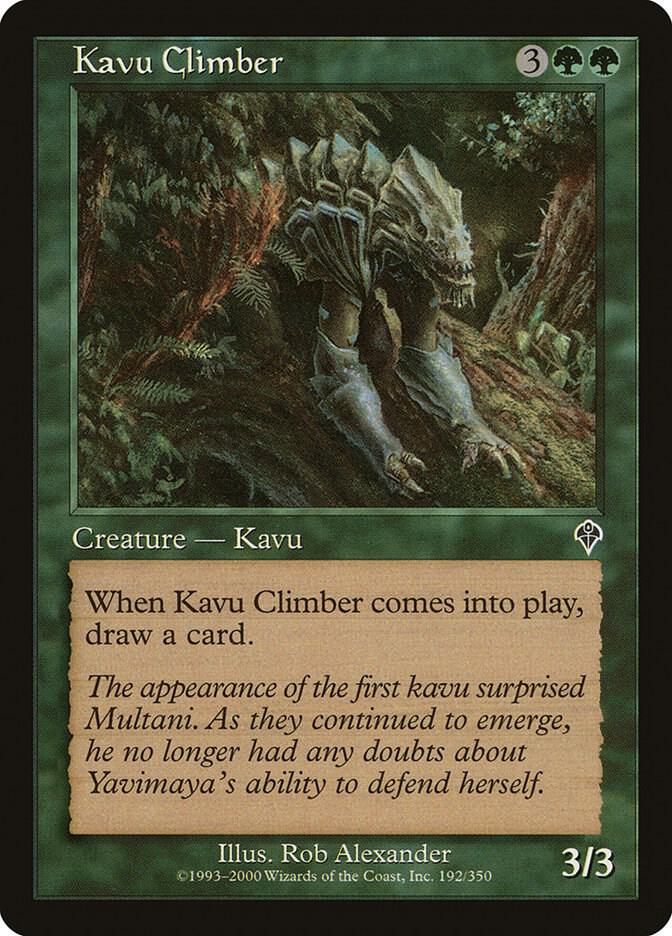 Kavu Climber 192 (Invasion)  - Foil | Good Games Adelaide SA