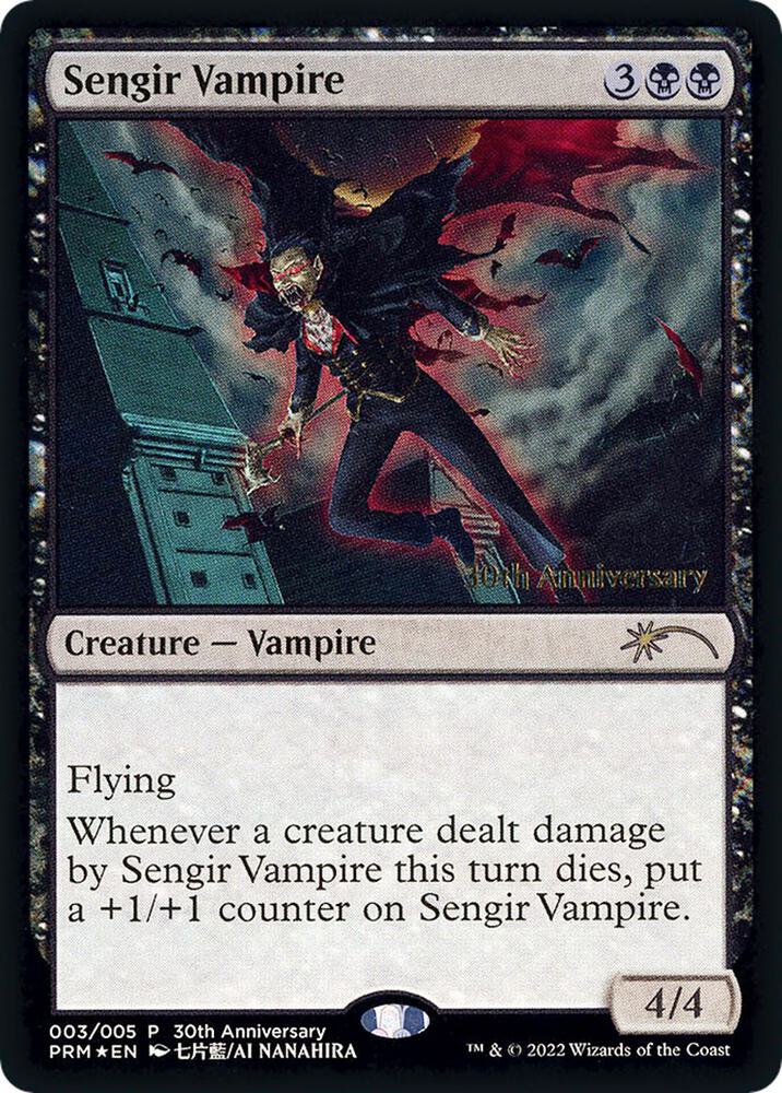 Sengir Vampire 3 (30th Anniversary Promos)  - Foil | Good Games Adelaide SA
