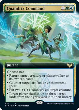 Quandrix Command Extended Art 349 (Strixhaven: School of Mages)  - Foil | Good Games Adelaide SA