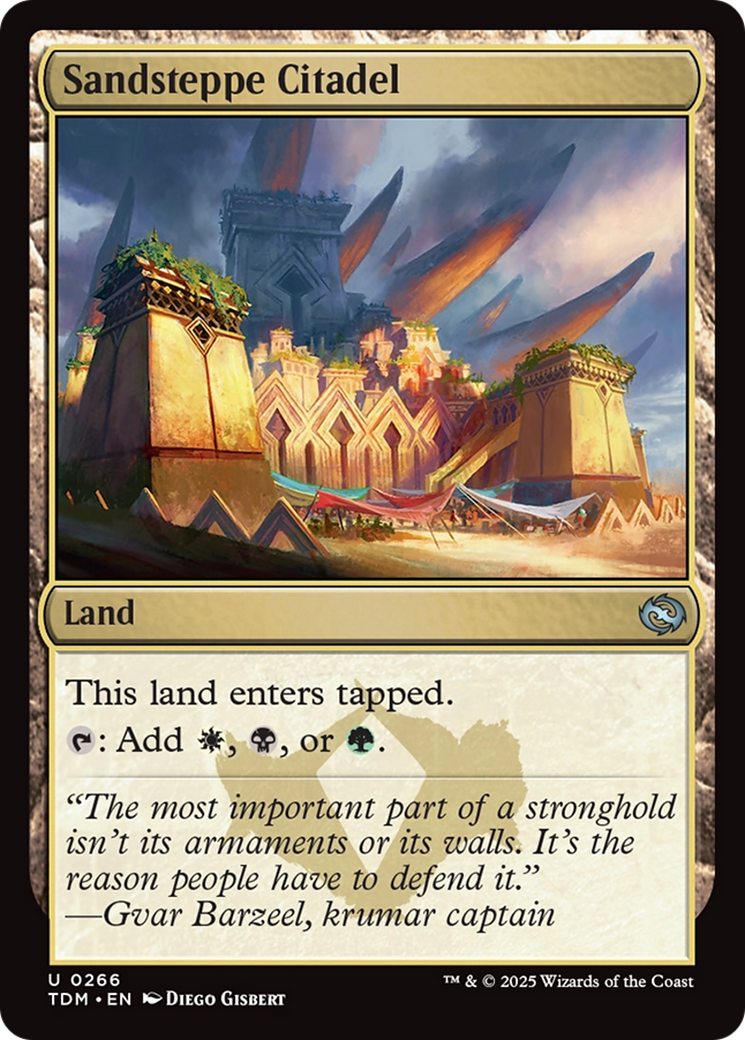 Sandsteppe Citadel [Tarkir: Dragonstorm] | Good Games Adelaide SA