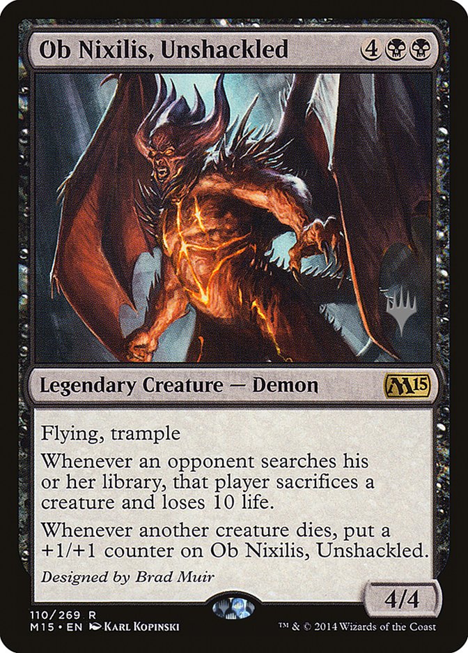 Ob Nixilis, Unshackled [Magic 2015 Promos] | Good Games Adelaide SA