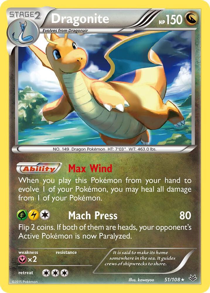 Dragonite 51/108 (XY - Roaring Skies)  | Good Games Adelaide SA