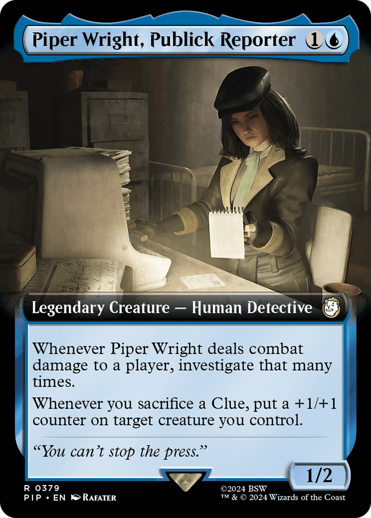 Piper Wright, Publick Reporter (Extended Art) [Fallout] | Good Games Adelaide SA