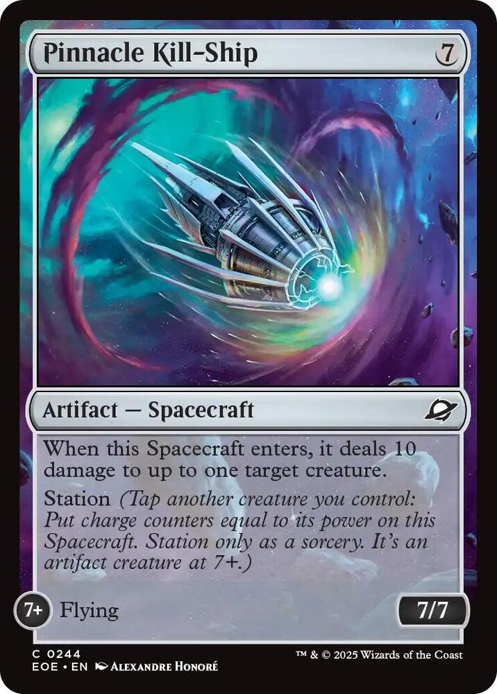 Pinnacle Kill Ship 244 (Edge of Eternities)  - Foil | Good Games Adelaide SA
