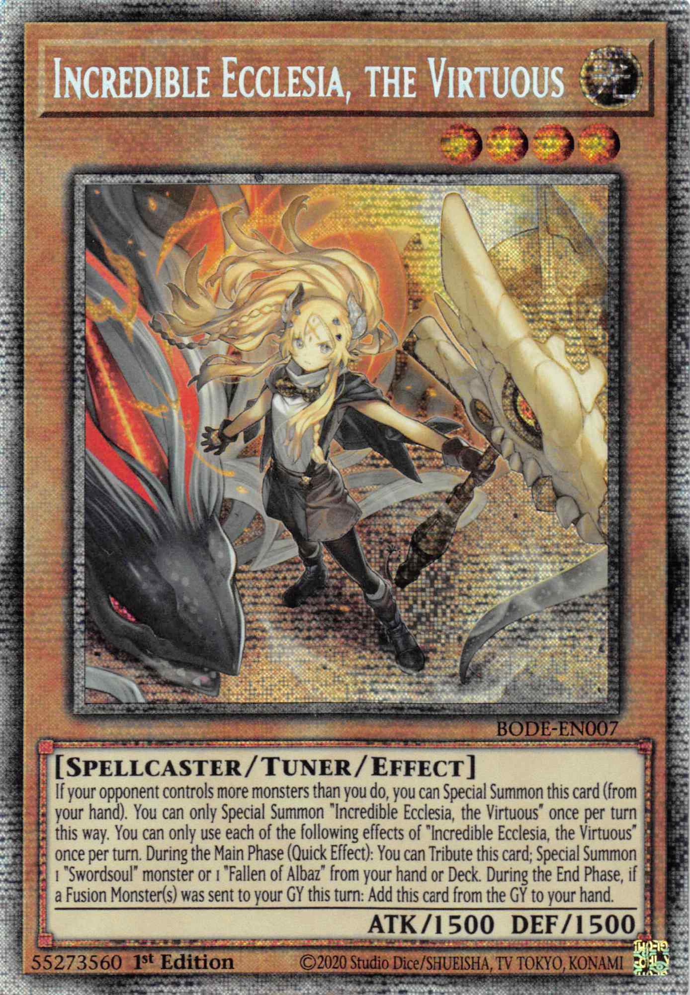 Incredible Ecclesia, the Virtuous [BODE-EN007] Starlight Rare | Good Games Adelaide SA