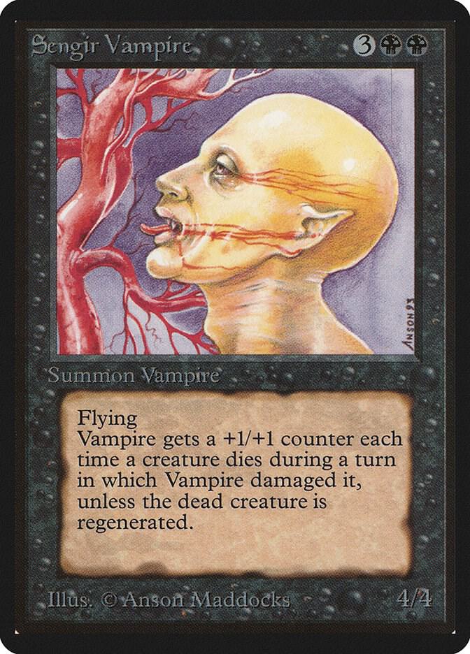 Sengir Vampire 128/302 (Beta Edition)  | Good Games Adelaide SA
