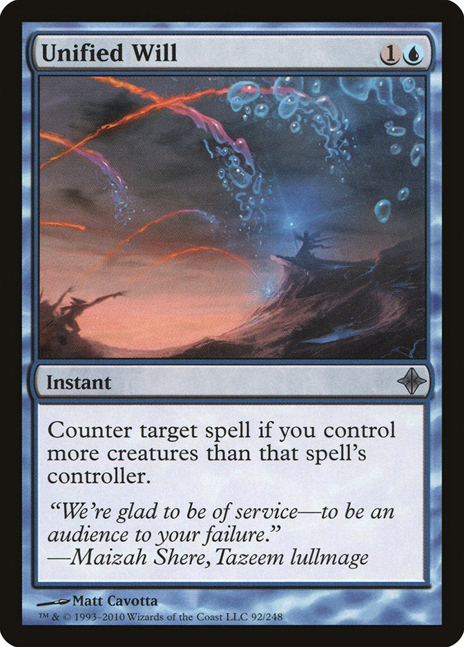Unified Will 92 (Rise of the Eldrazi)  | Good Games Adelaide SA