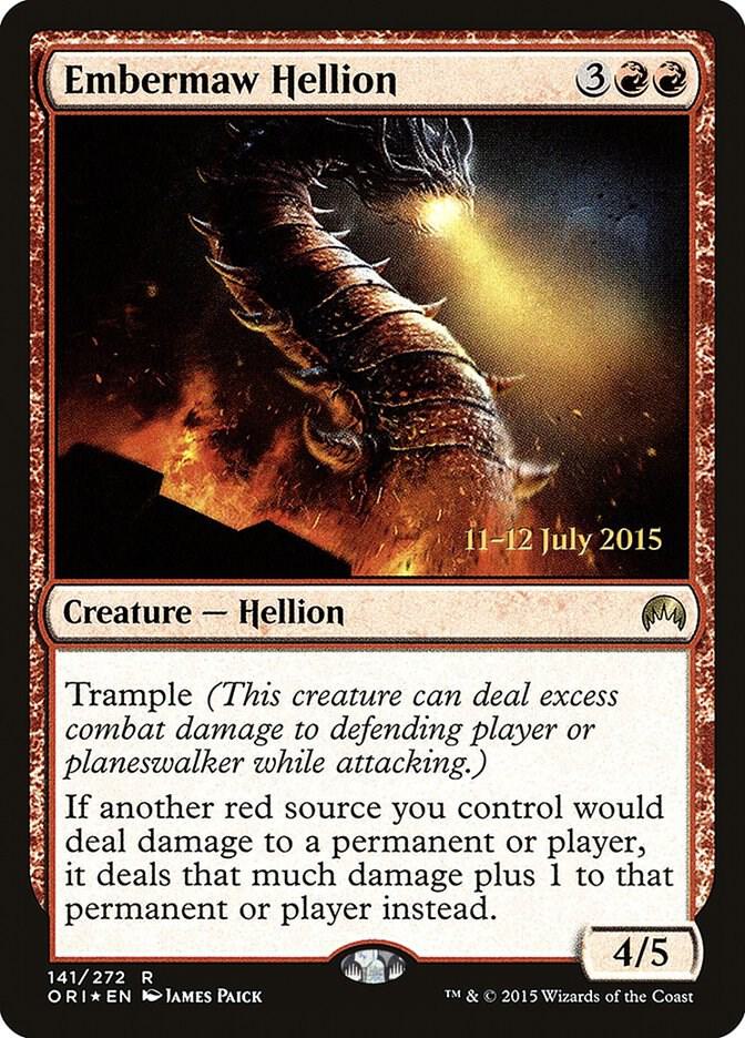 Embermaw Hellion 141 (Prerelease Cards)  - Foil | Good Games Adelaide SA