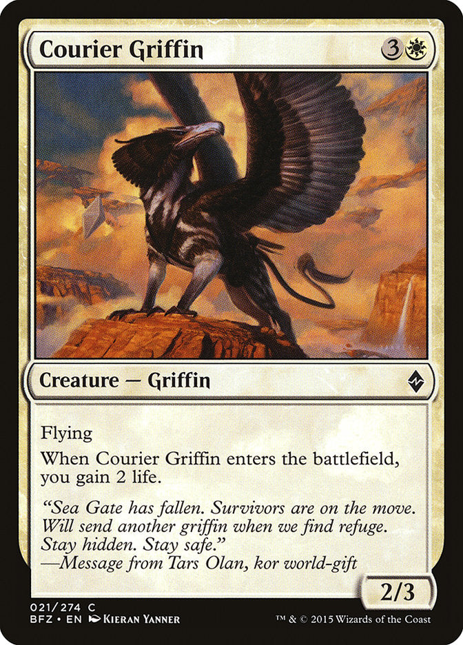 Courier Griffin [Battle for Zendikar] | Good Games Adelaide SA
