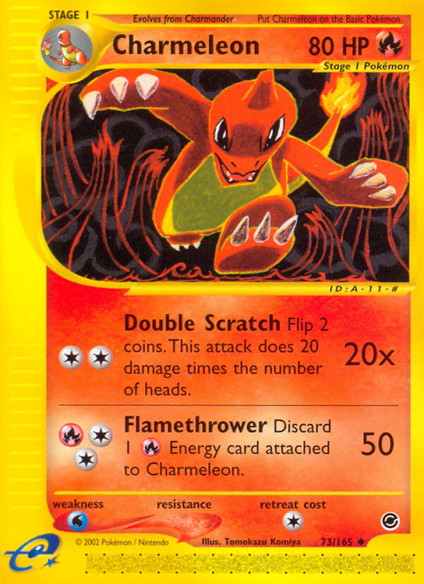 Charmeleon (73/165) [Expedition: Base Set] | Good Games Adelaide SA