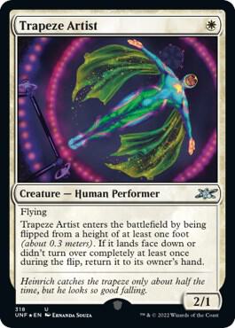 Trapeze Artist Galaxy Foil 318 (Unfinity)  - Foil | Good Games Adelaide SA