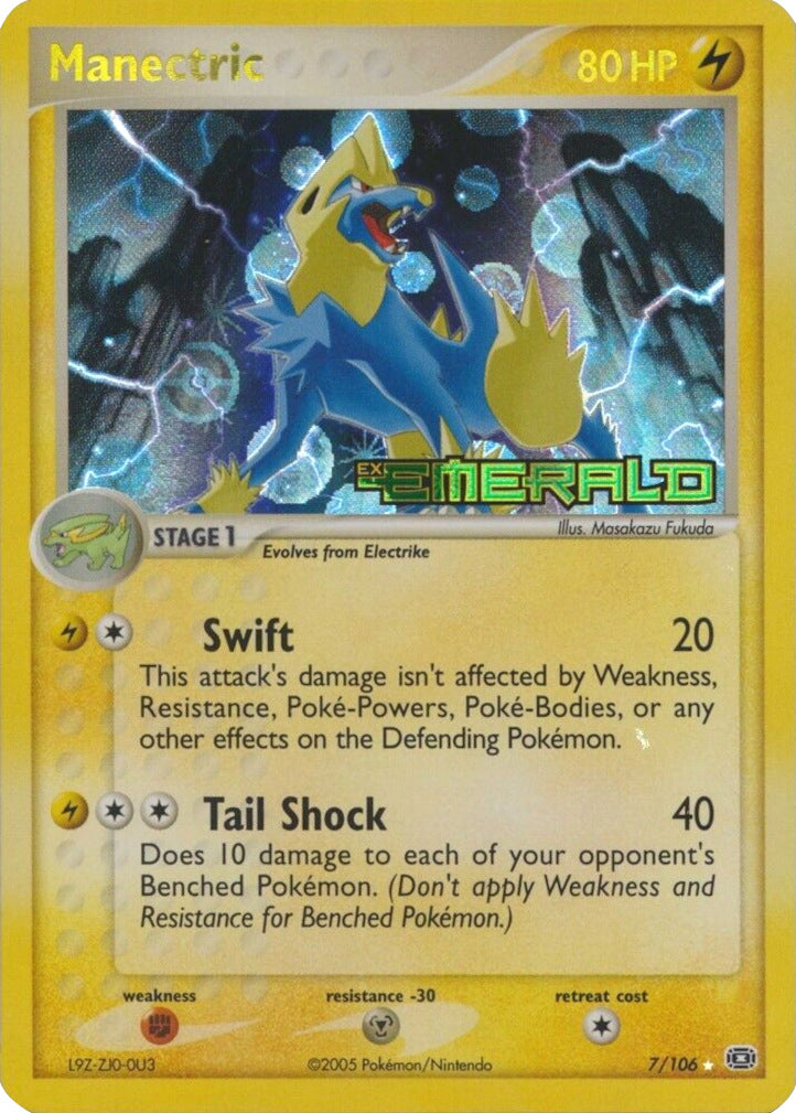 Manectric (7/106) (Stamped) [EX: Emerald] | Good Games Adelaide SA