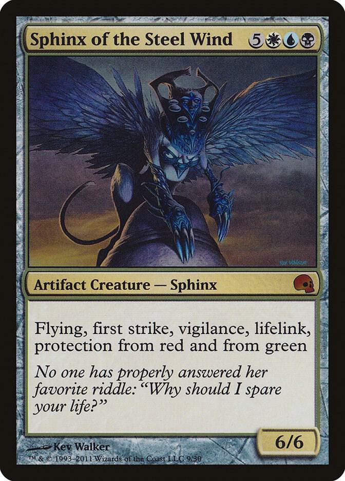 Sphinx of the Steel Wind 9 (Premium Deck Series: Graveborn)  - Foil | Good Games Adelaide SA