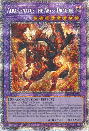 Alba-Lenatus the Abyss Dragon [DIFO-EN035] Starlight Rare | Good Games Adelaide SA