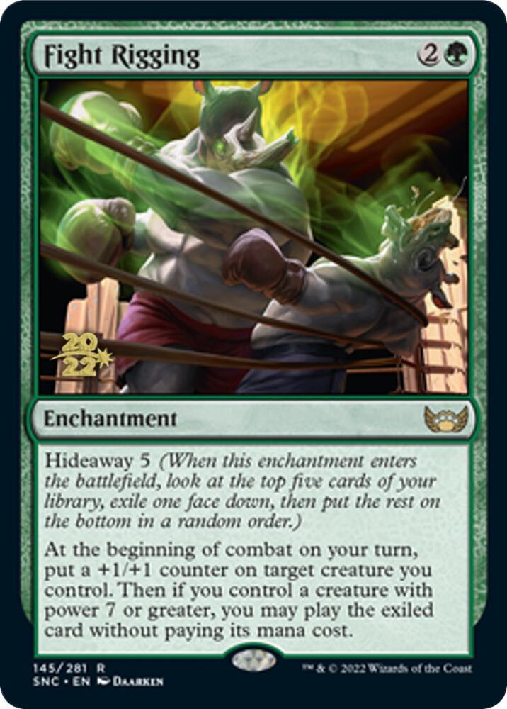 Fight Rigging 145 (Prerelease Cards)  - Foil | Good Games Adelaide SA