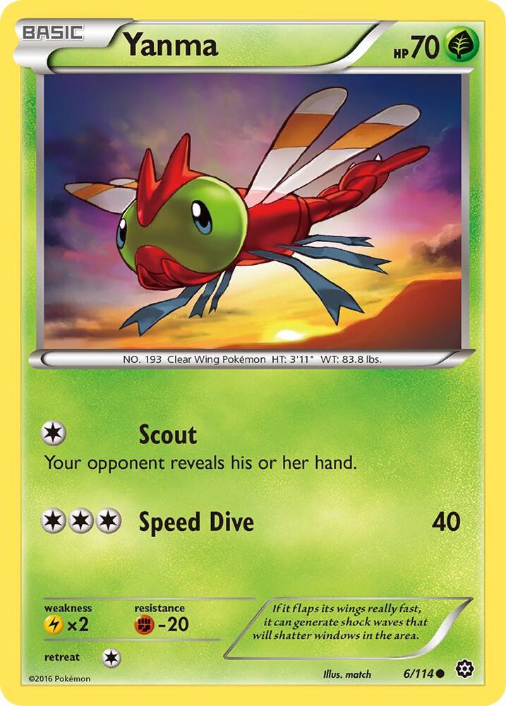 Yanma 6/114 (XY - Steam Siege)  | Good Games Adelaide SA