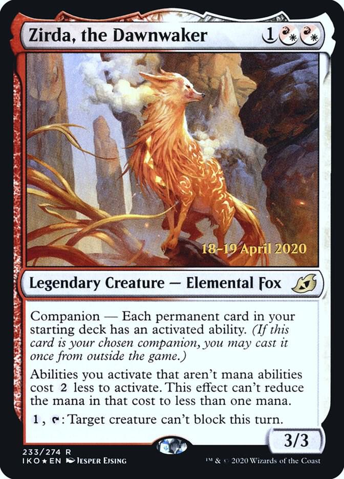 Zirda the Dawnwaker 233 (Prerelease Cards)  - Foil | Good Games Adelaide SA