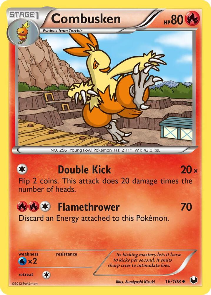 Combusken 16/108 (Dark Explorers)  - Reverse Holofoil | Good Games Adelaide SA