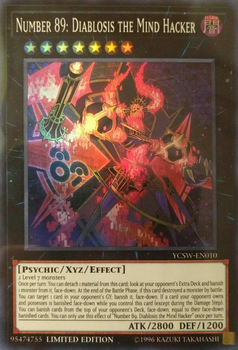 Number 89: Diablosis the Mind Hacker [YCSW-EN010] Super Rare | Good Games Adelaide SA