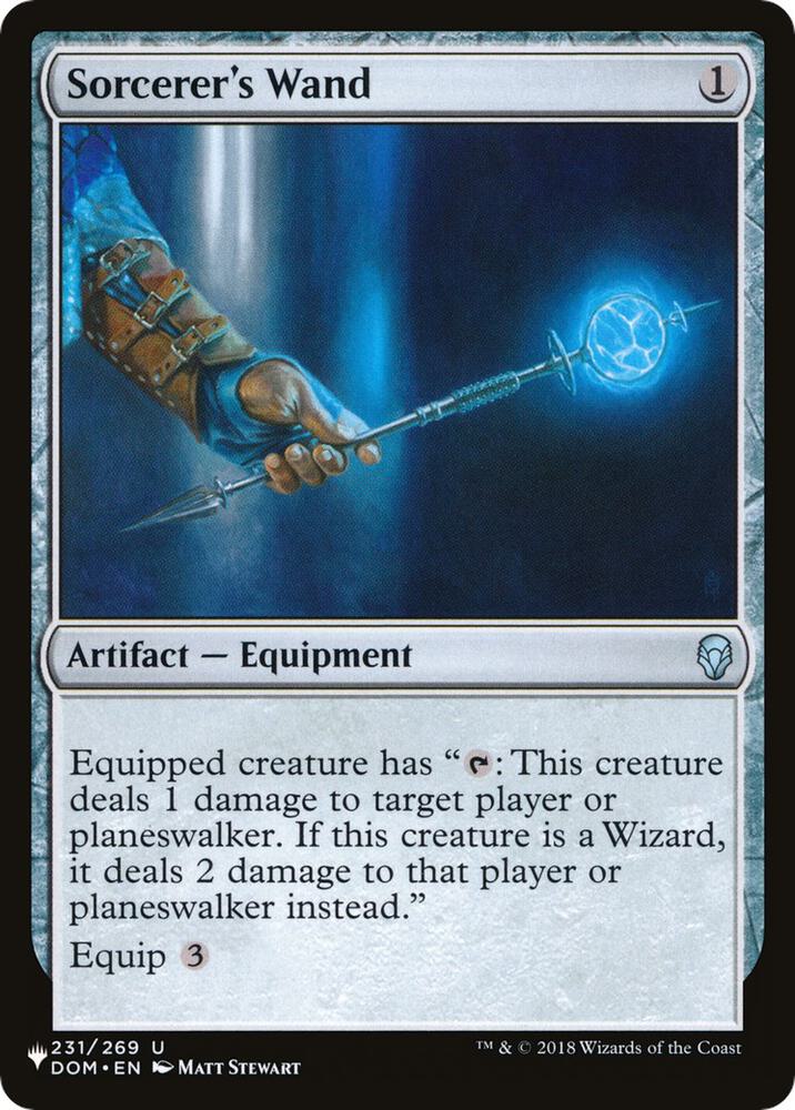 Sorcerers Wand 231/269 (The List Reprints)  | Good Games Adelaide SA