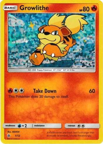 Growlithe 001/012 (McDonald's Promos 2018)  - Holofoil | Good Games Adelaide SA