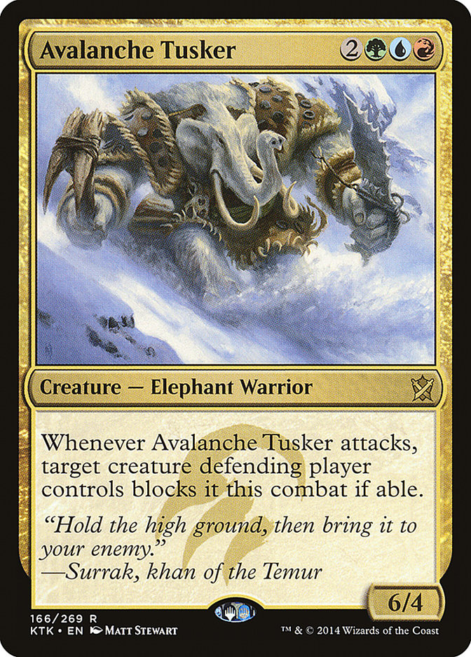 Avalanche Tusker [Khans of Tarkir] | Good Games Adelaide SA