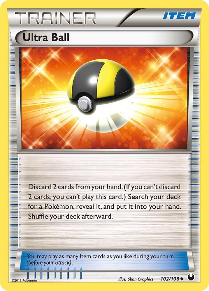 Ultra Ball 102/108 (Dark Explorers)  - Reverse Holofoil | Good Games Adelaide SA