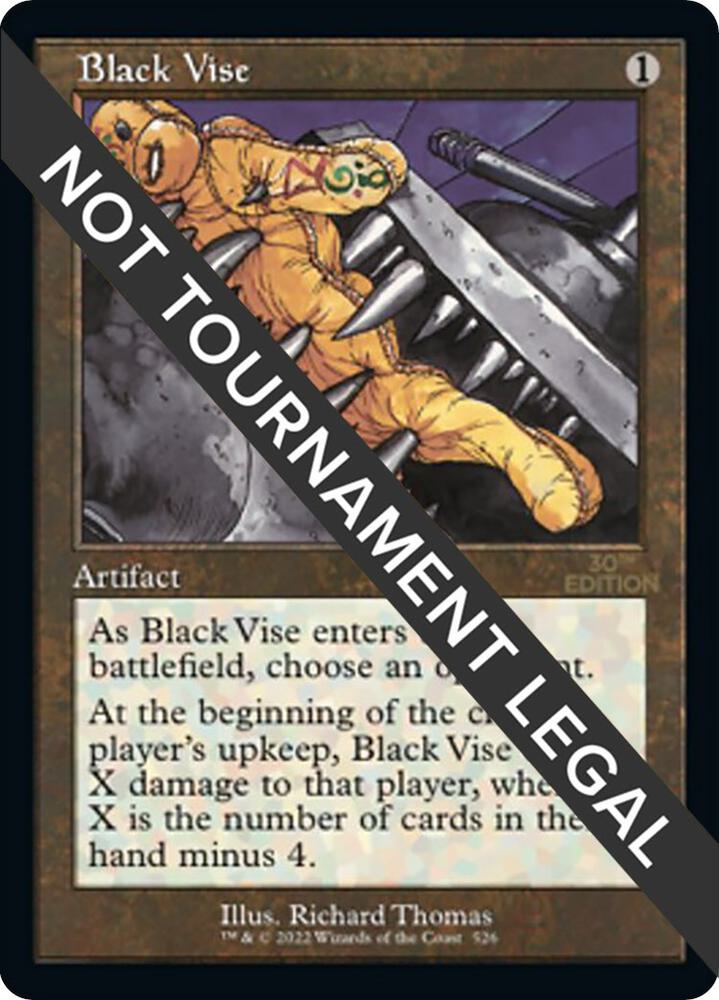 Black Vise Retro Frame 526 (30th Anniversary Edition)  | Good Games Adelaide SA