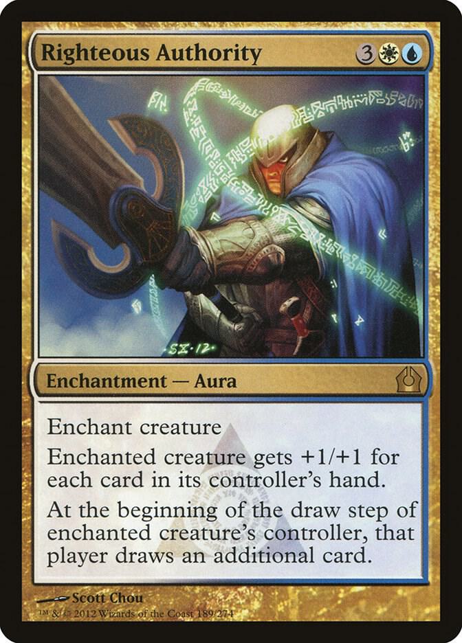 Righteous Authority 189 (Return to Ravnica)  - Foil | Good Games Adelaide SA