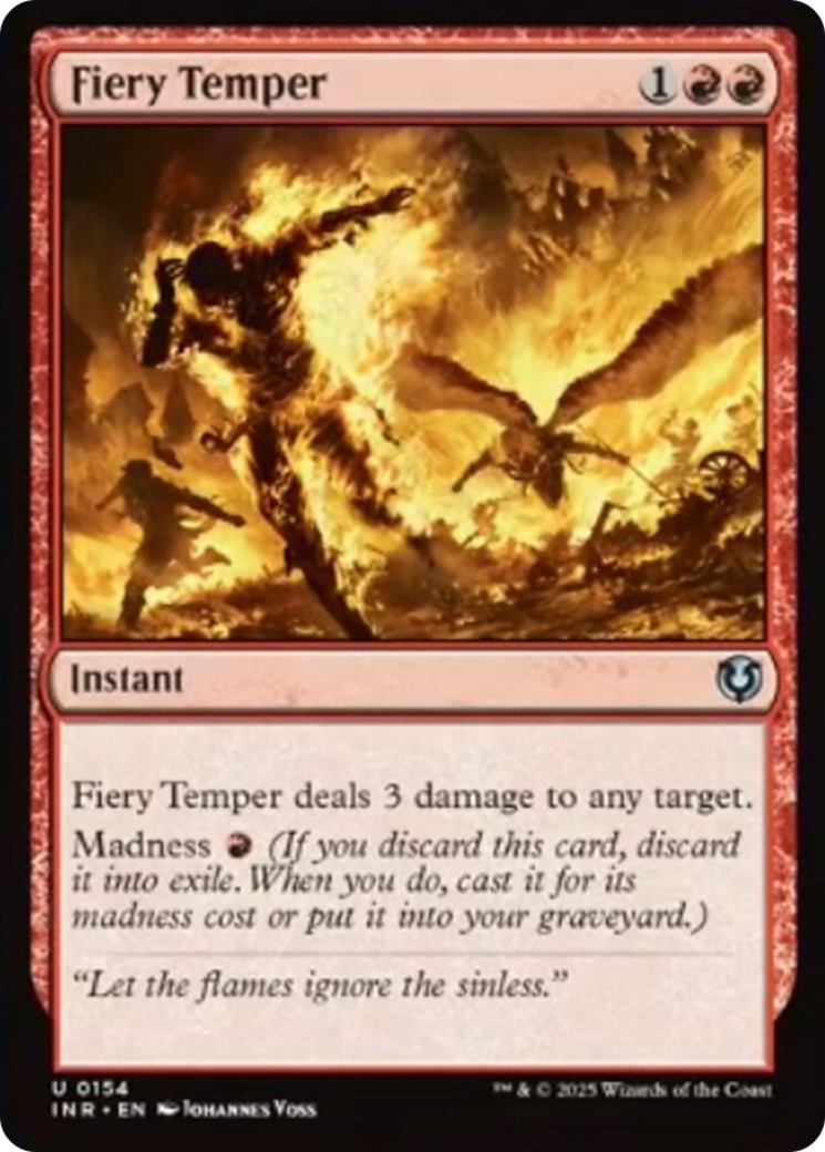 Fiery Temper [Innistrad Remastered] | Good Games Adelaide SA