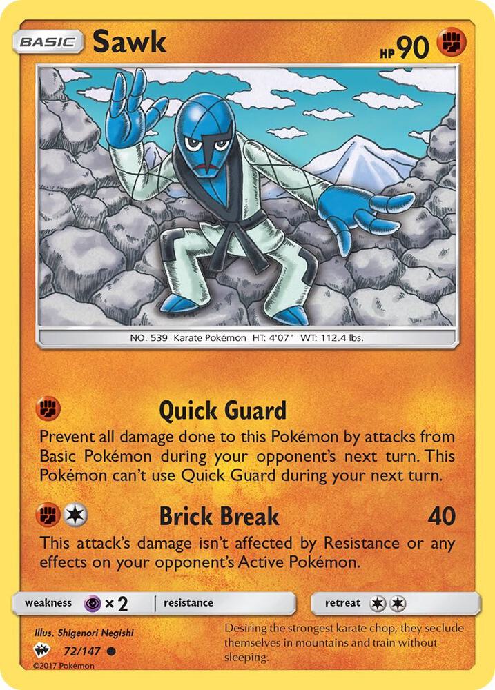 Sawk 72/147 (SM - Burning Shadows)  | Good Games Adelaide SA
