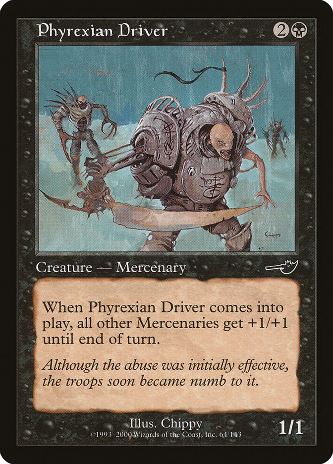 Phyrexian Driver 64 (Nemesis)  - Foil | Good Games Adelaide SA