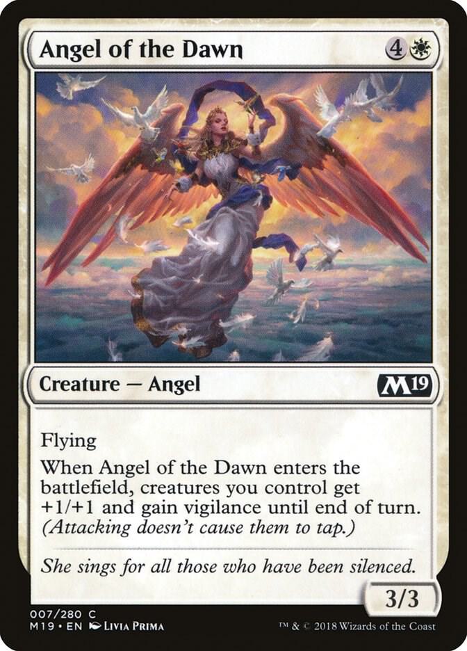 Angel of the Dawn 7 (Core Set 2019)  - Foil | Good Games Adelaide SA