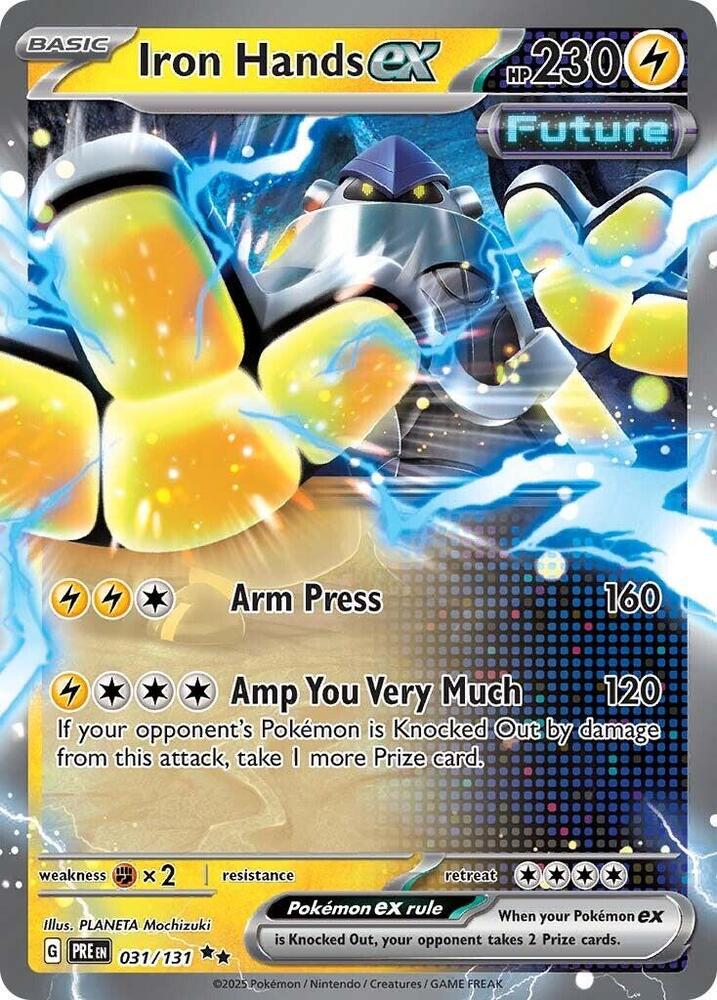 Iron Hands ex (031/131) [Scarlet & Violet: Prismatic Evolutions] | Good Games Adelaide SA