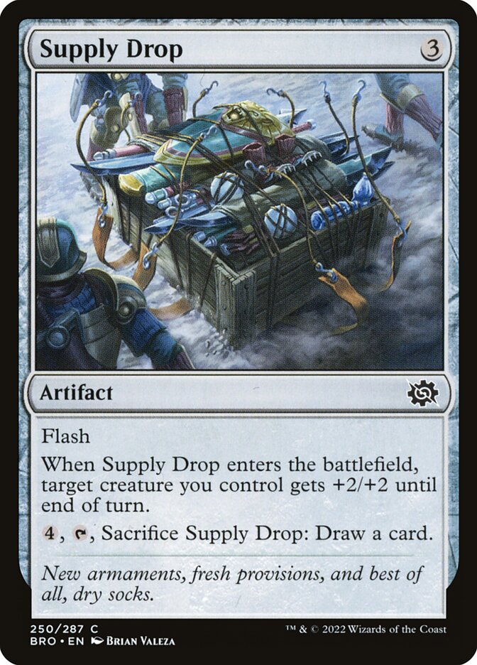 Supply Drop 250 (The Brothers' War)  - Foil | Good Games Adelaide SA