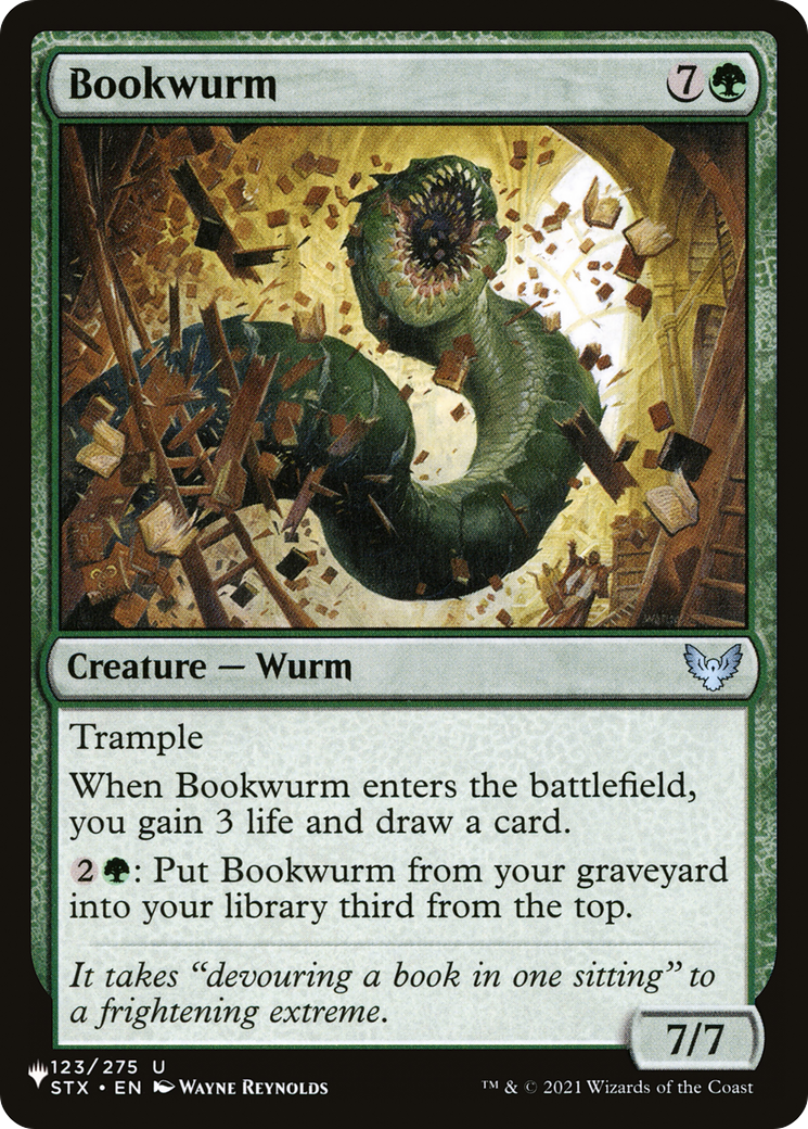 Bookwurm [The List Reprints] | Good Games Adelaide SA