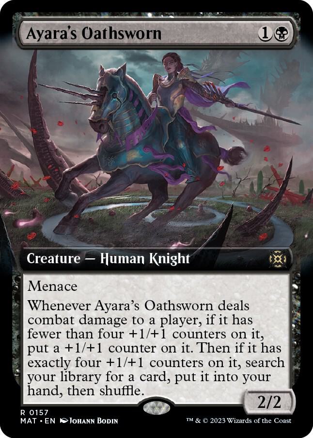 Ayara's Oathsworn 157/50 (March of the Machine: The Aftermath)  - Extended Art | Good Games Adelaide SA