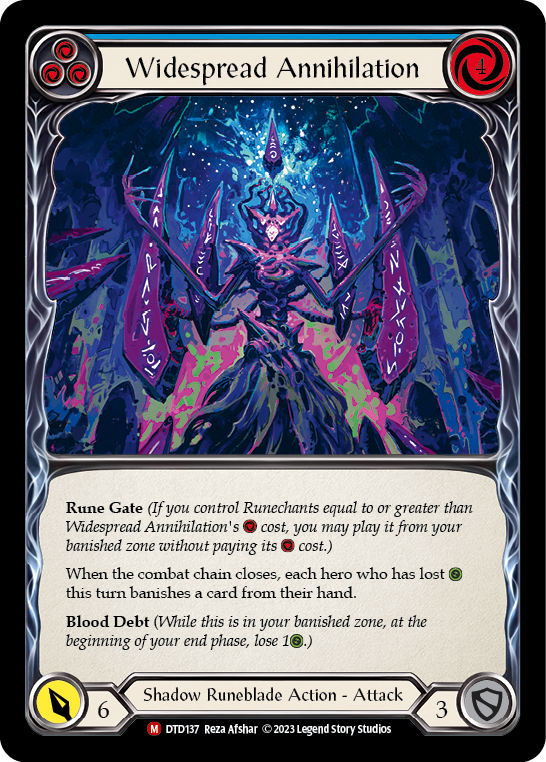 Widespread Annihilation [DTD137] (Dusk Till Dawn)  Rainbow Foil | Good Games Adelaide SA