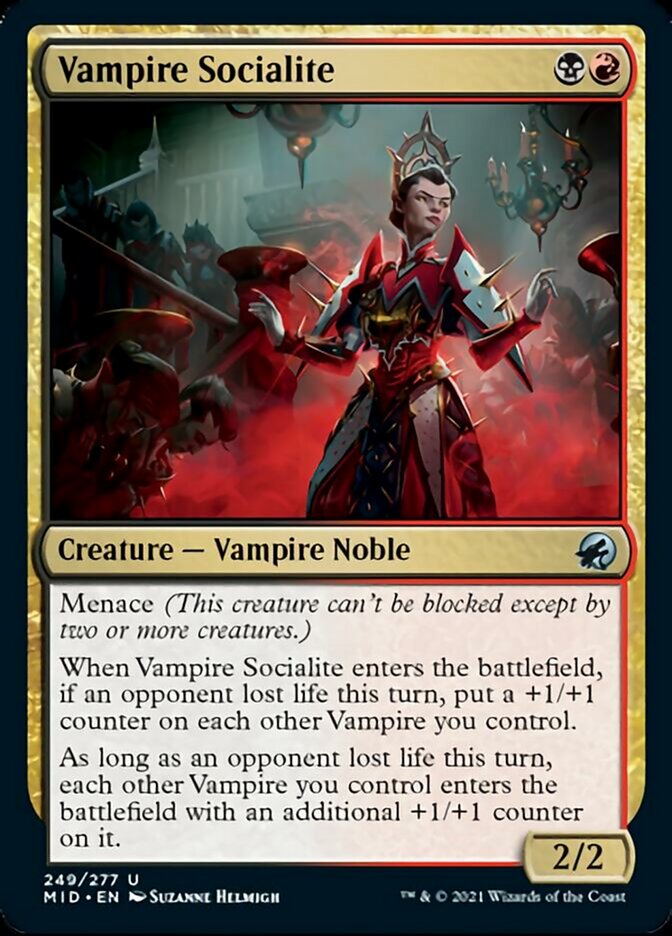 Vampire Socialite [Innistrad: Midnight Hunt] | Good Games Adelaide SA