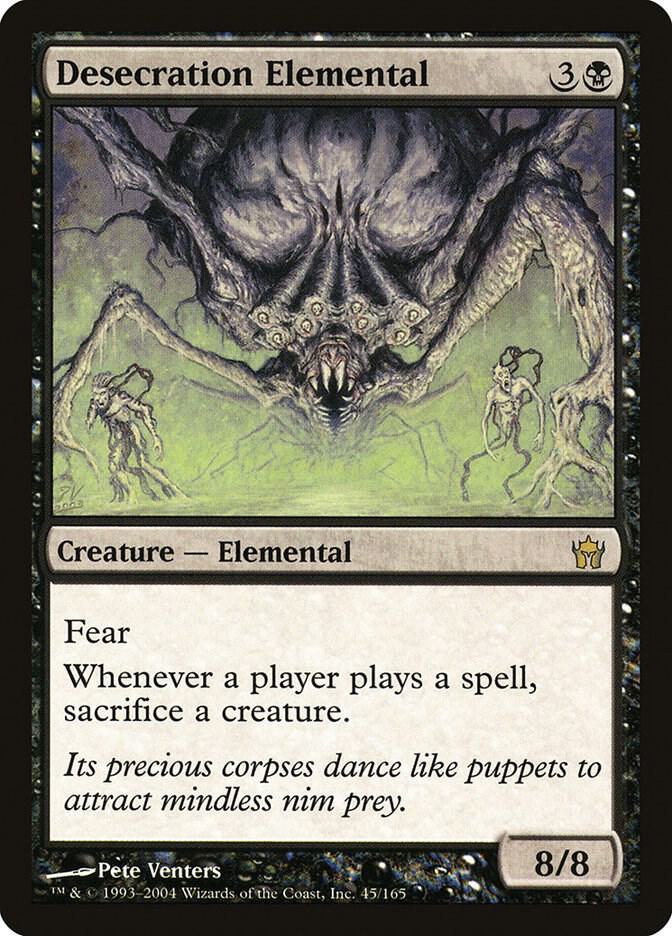 Desecration Elemental 45 (Fifth Dawn)  - Foil | Good Games Adelaide SA