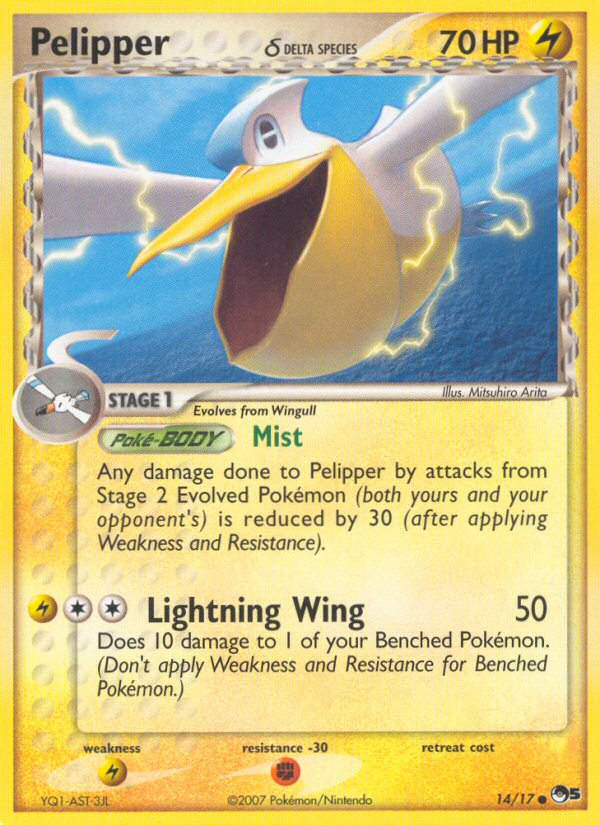 Pelipper (14/17) (Delta Species) [POP Series 5] | Good Games Adelaide SA