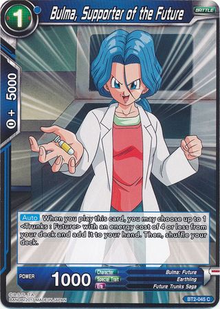 Bulma, Supporter of the Future [BT2-045] | Good Games Adelaide SA