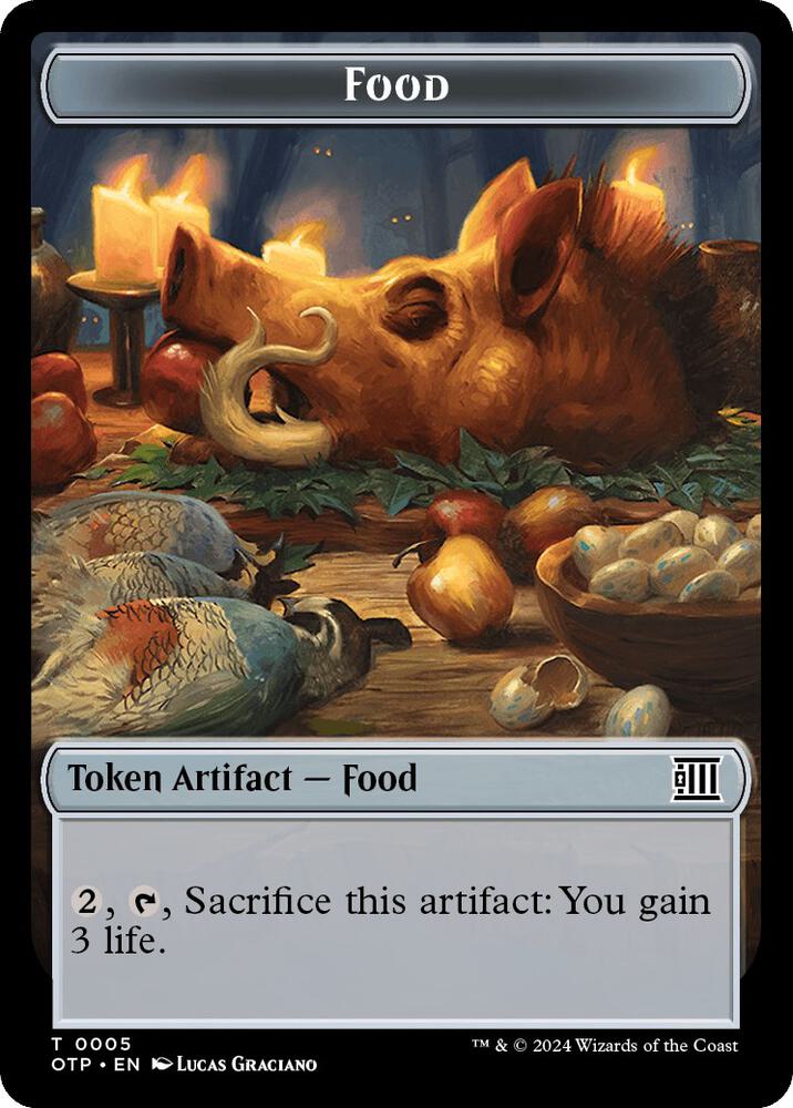 Food Plot Double Sided Token 5 // 20 (Outlaws of Thunder Junction: Breaking News)  | Good Games Adelaide SA