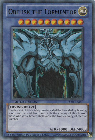 Obelisk the Tormentor [LC01-EN001] Ultra Rare | Good Games Adelaide SA