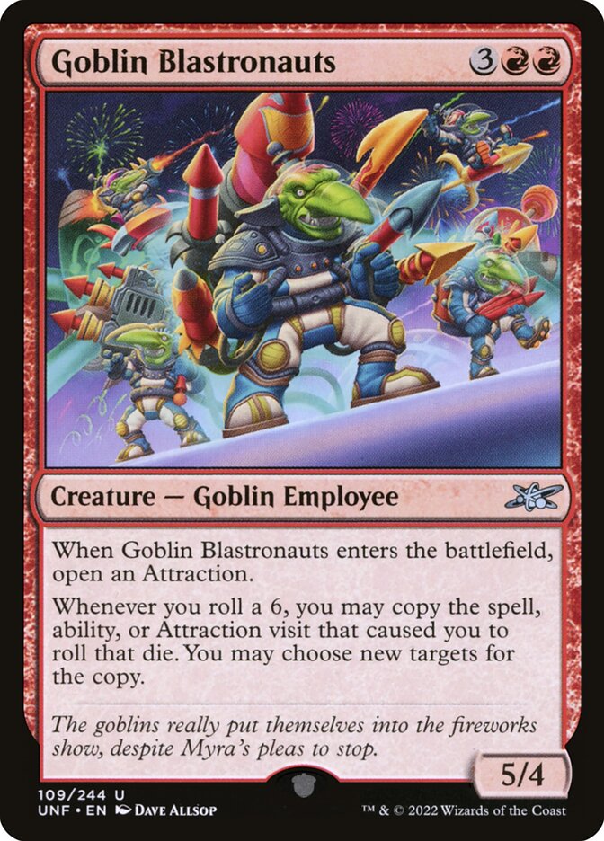 Goblin Blastronauts 109 (Unfinity)  | Good Games Adelaide SA