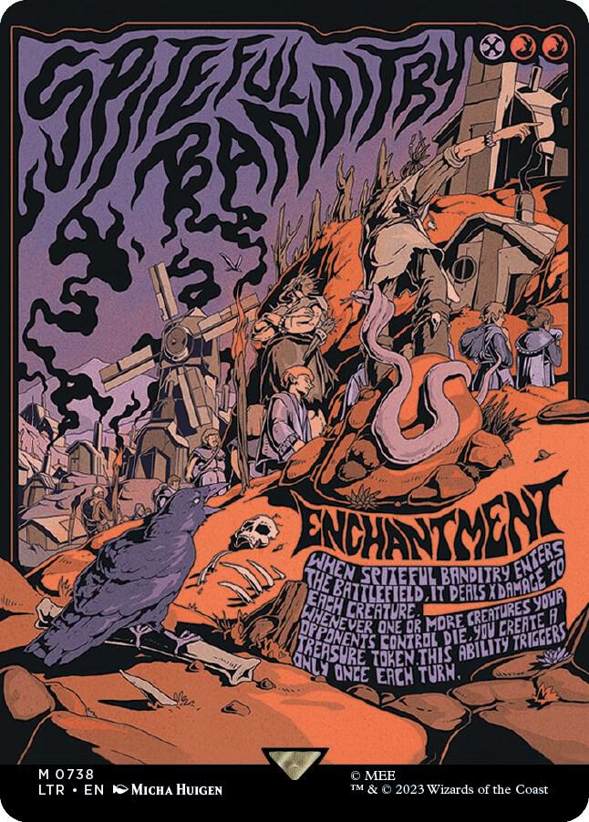 Spiteful Banditry 738 (Universes Beyond: The Lord of the Rings: Tales of Middle-earth)  - Borderless Poster | Good Games Adelaide SA