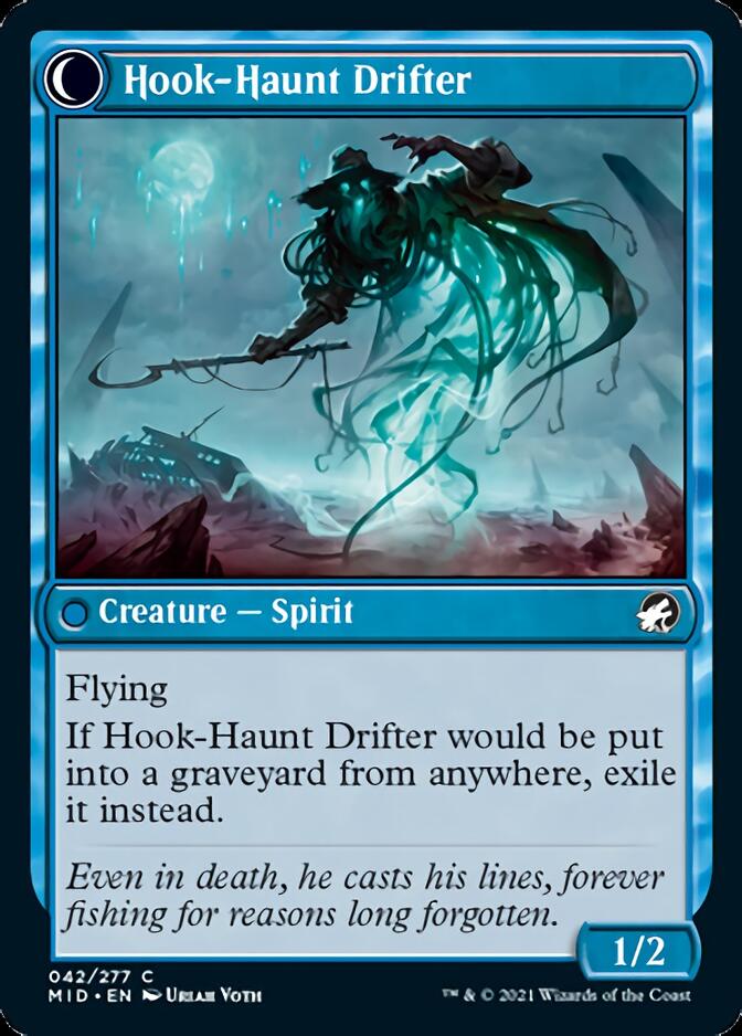 Baithook Angler // Hook-Haunt Drifter [Innistrad: Midnight Hunt] | Good Games Adelaide SA
