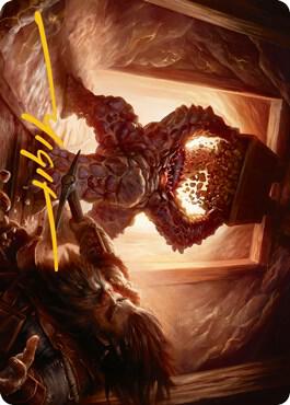 Xorn Art Card Gold Stamped Signature 23 (Art Series: Adventures in the Forgotten Realms)  | Good Games Adelaide SA